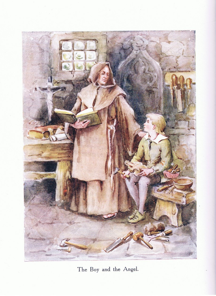 Der Junge und der Engel, Illustration aus 