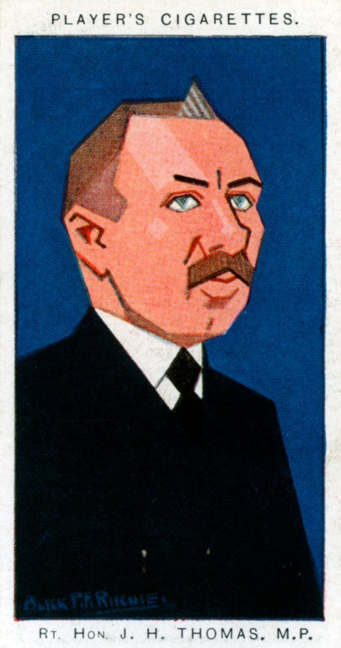 James Henry Thomas, britischer Gewerkschafter und Politiker, 1926 von Alick P. F. Ritchie