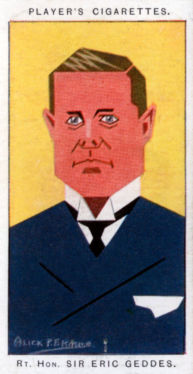 Sir Eric Campbell Geddes, britischer Politiker, 1926 von Alick P. F. Ritchie