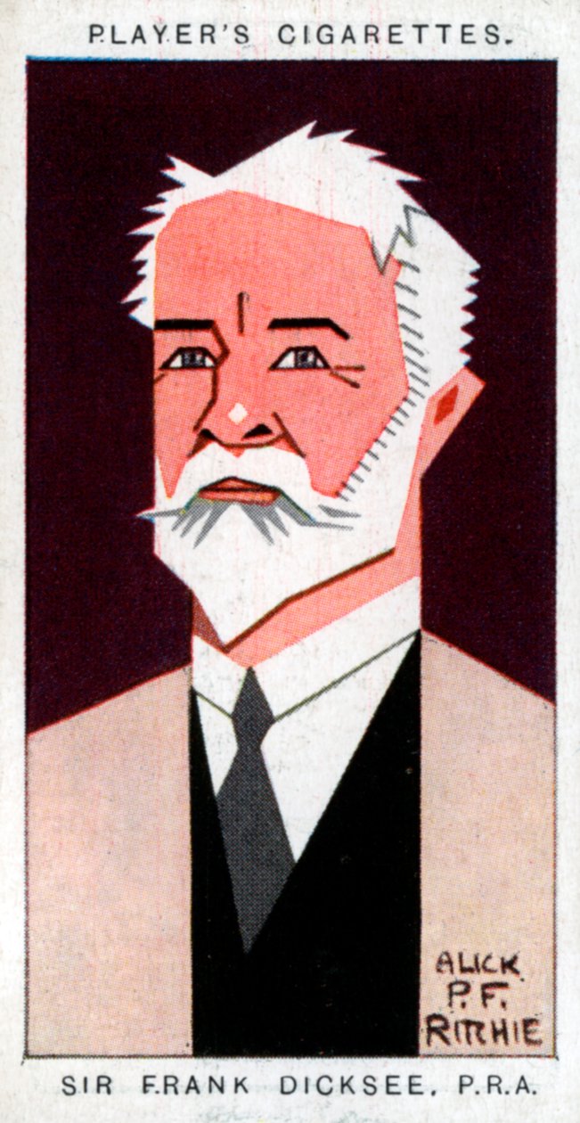 Sir Francis Bernard Dicksee, britischer Maler von Alick P. F. Ritchie