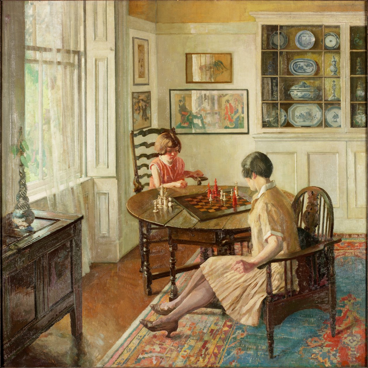 Eine Schachstunde, 1931-ca.1933 von Allan Douglass Mainds