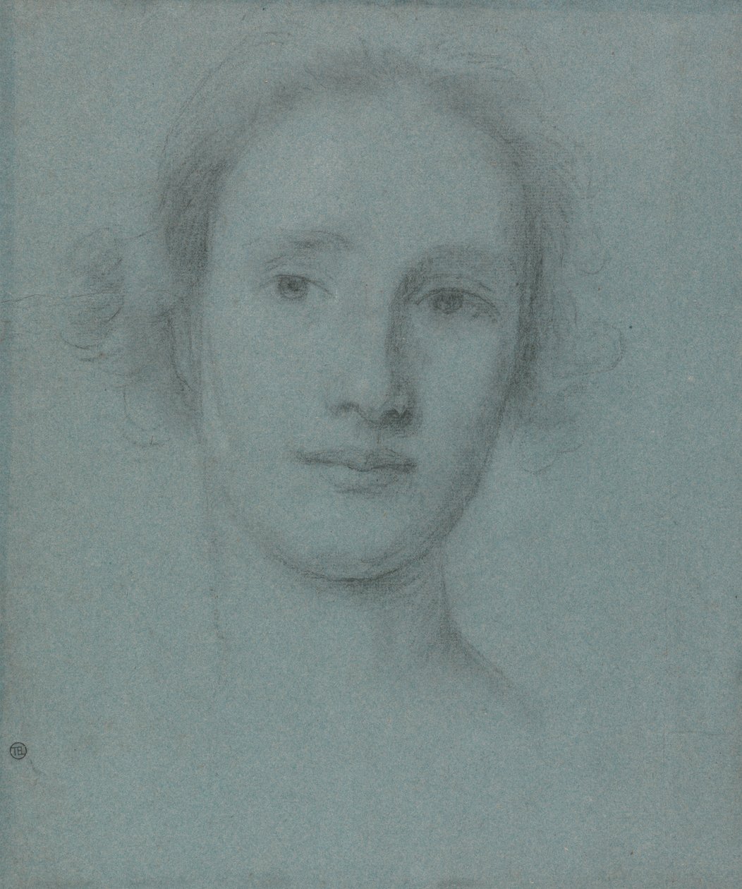 Kopf einer jungen Frau von Allan Ramsay
