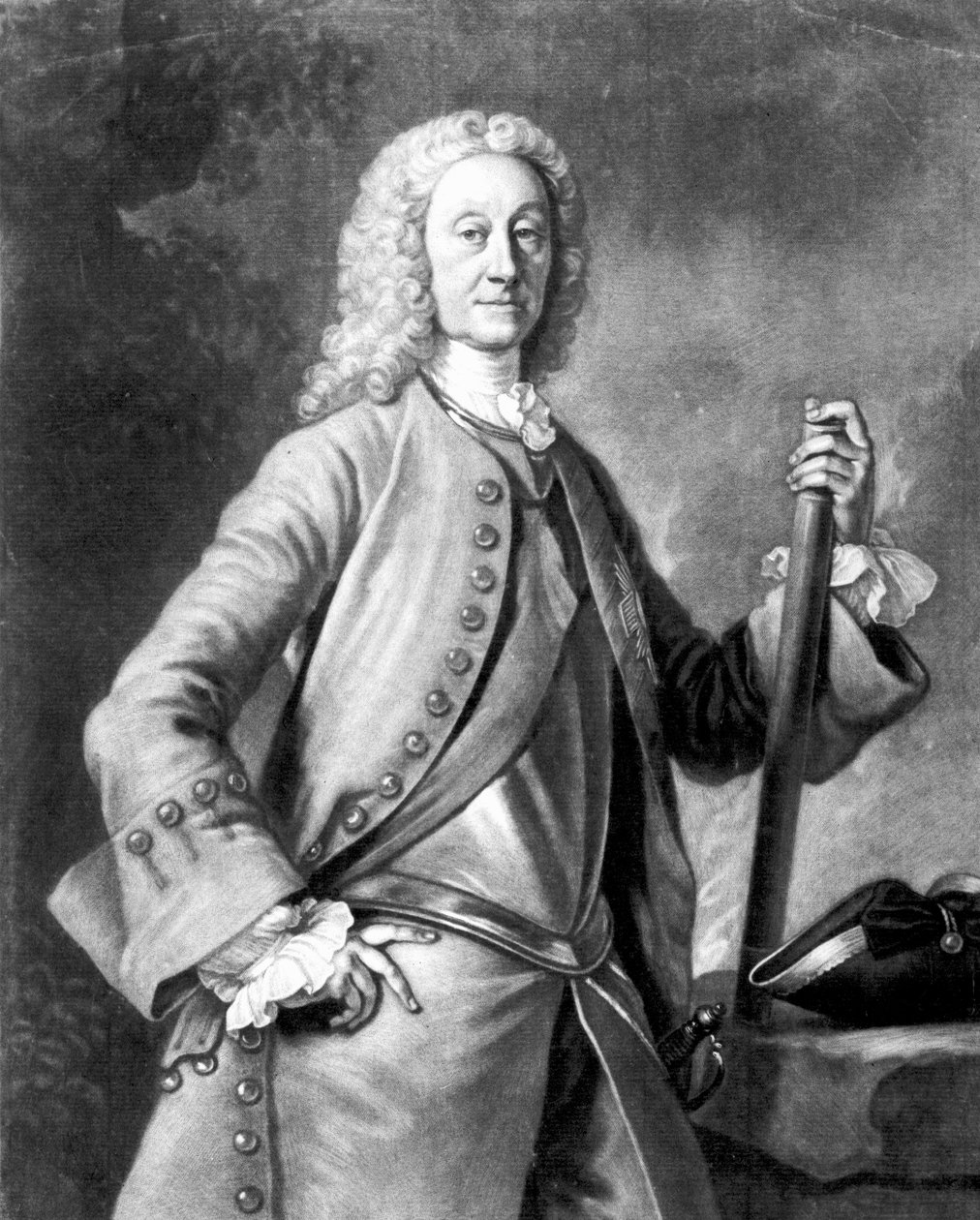 Der ehrenwerte John Dalrymple, 2. Earl of Stair (gestochen von John Faber) von Allan Ramsay