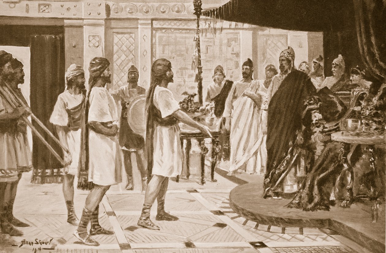 Midas von Phrygien arrangiert ein Bündnis mit Urartu von Allan Stewart