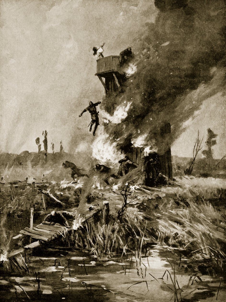 Die Verbrennung der Hexe außerhalb von Ely von Allan Stewart