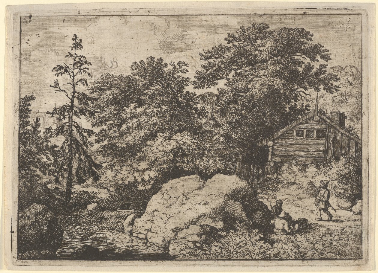 Der Hügel, 17. Jahrhundert von Allart van Everdingen