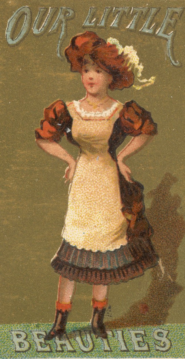 Aus der Serie Mädchen und Kinder N58 zur Förderung von Our Little Beauties Zigaretten für Alle, 1887 von Allen and Ginter