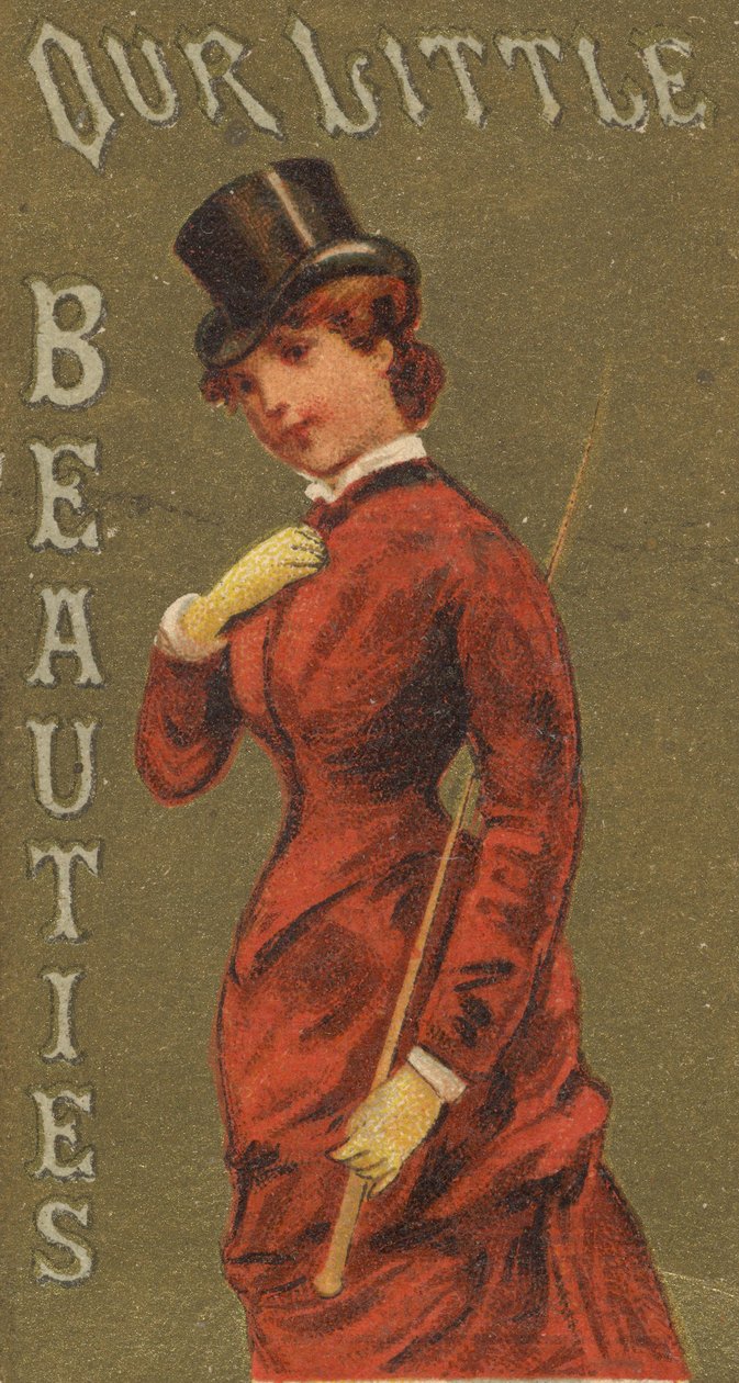 Aus der Serie Mädchen und Kinder N58 zur Förderung von Our Little Beauties Zigaretten für Alle..., 1887 von Allen and Ginter