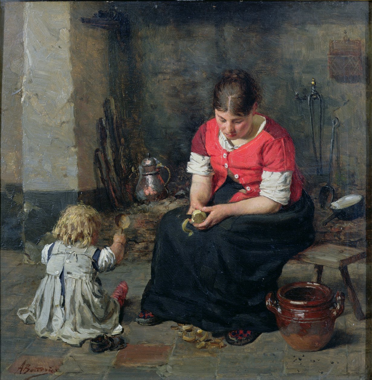 Gemüse vorbereiten von Alois Boudry