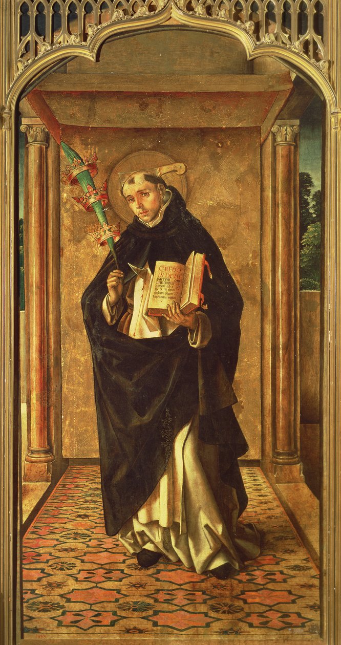 St. Peter Märtyrer (vom St. Peter Altarbild) von Alonso Berruguete