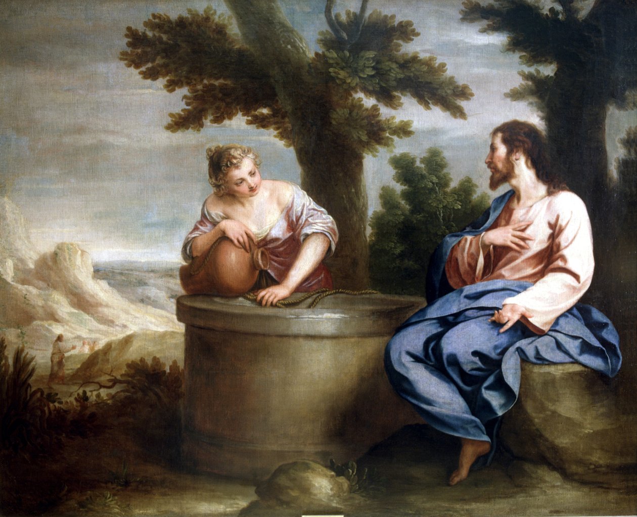 Jesus und die Samariterin von Alonso Cano