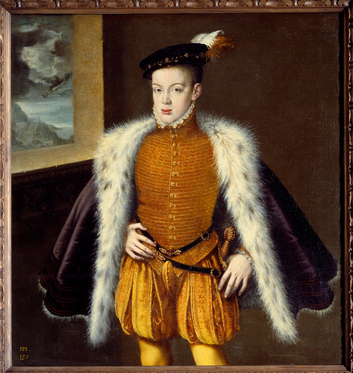 Porträt von Prinz Don Carlos (1545-1568), Sohn von Philipp II. Gemälde von Alonso Sanchez Coello (1531-1588) von Alonso Sánchez Coello