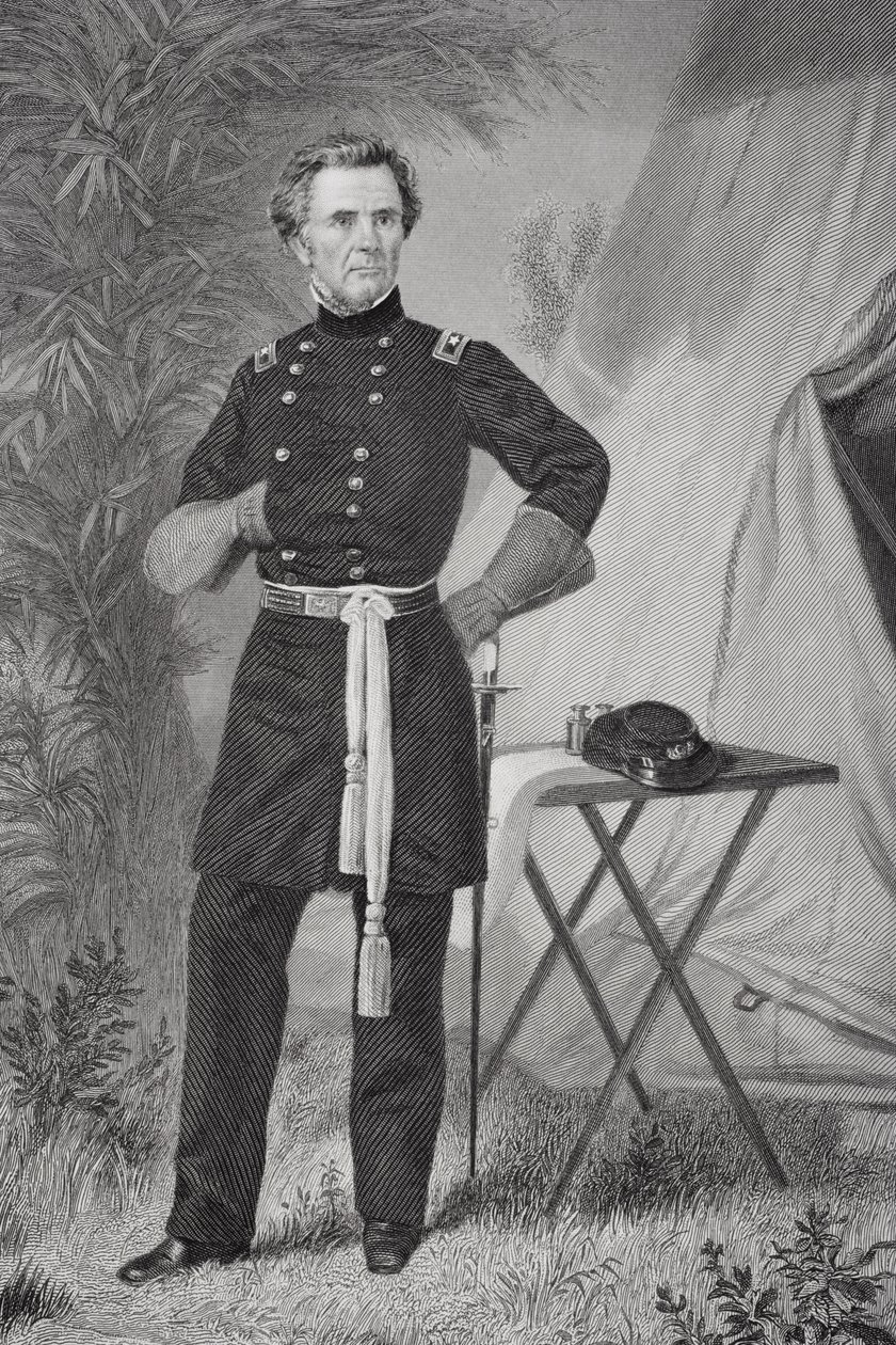Porträt von Ormbsy McKnight Mitchel (1809-62) von Alonzo Chappel