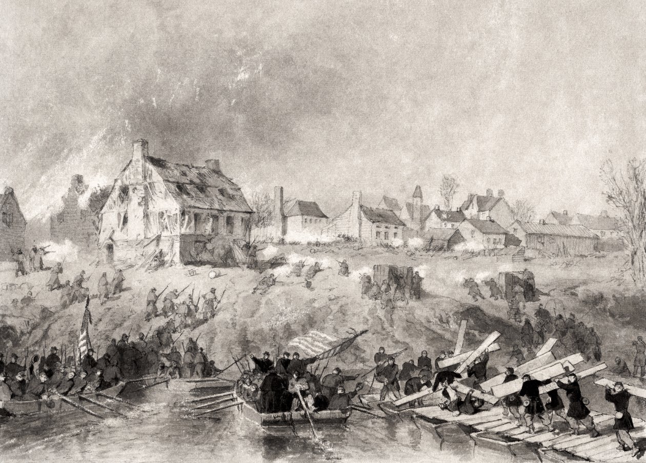 Der Angriff auf Fredericksburg, Virginia, aus 