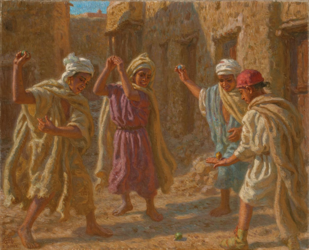 Das Kreiselspiel von Alphonse Etienne Dinet