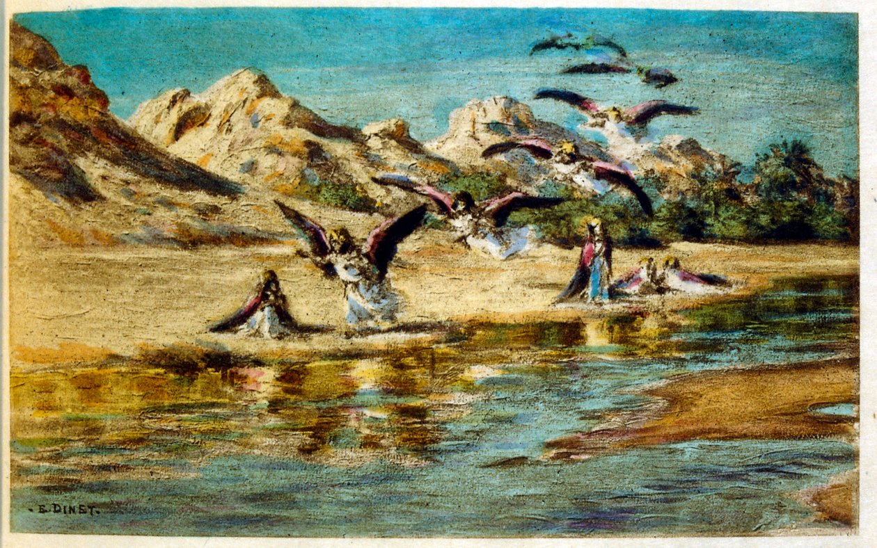 Illustration von Dinet aus 