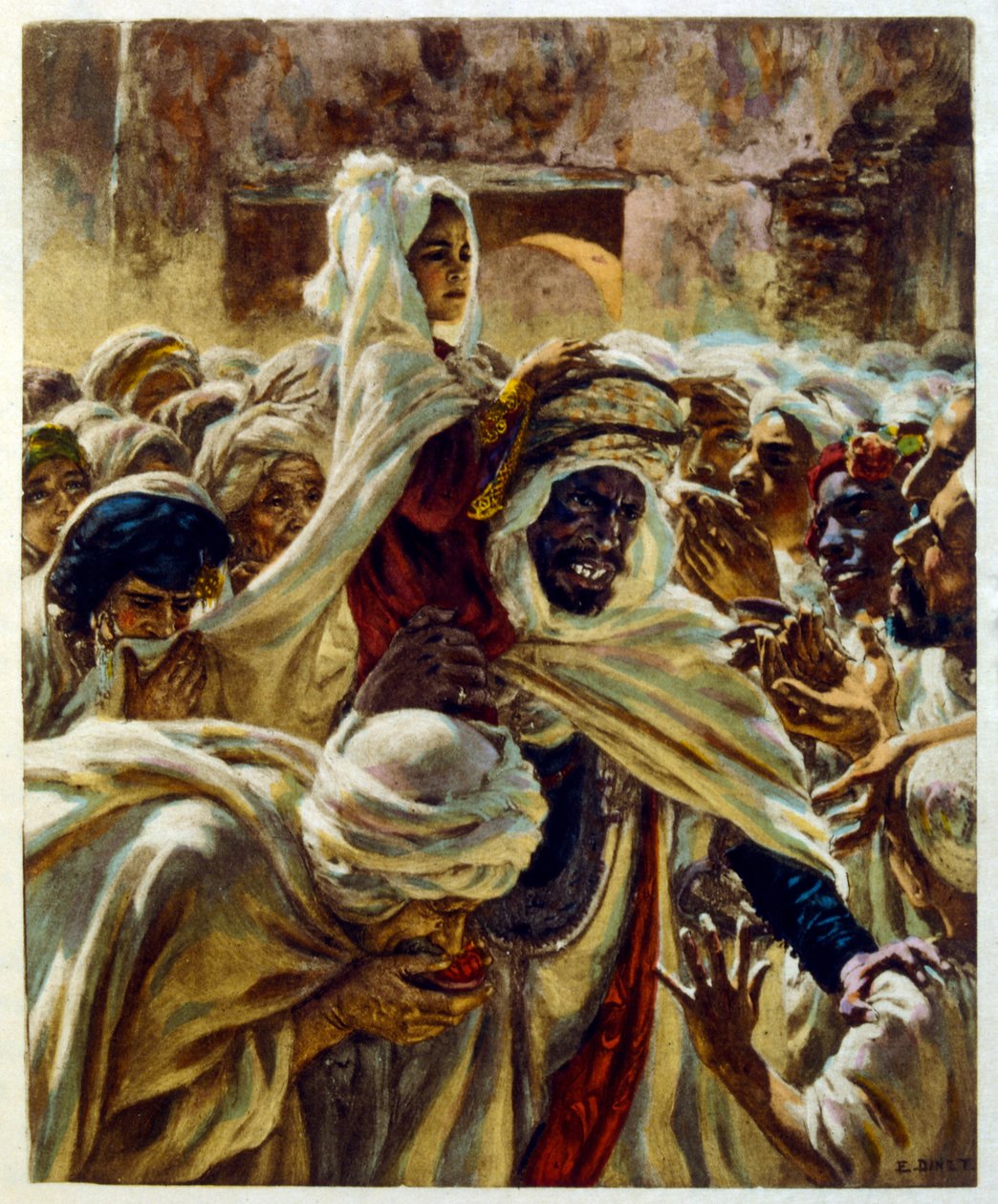 Illustration von Dinet aus 