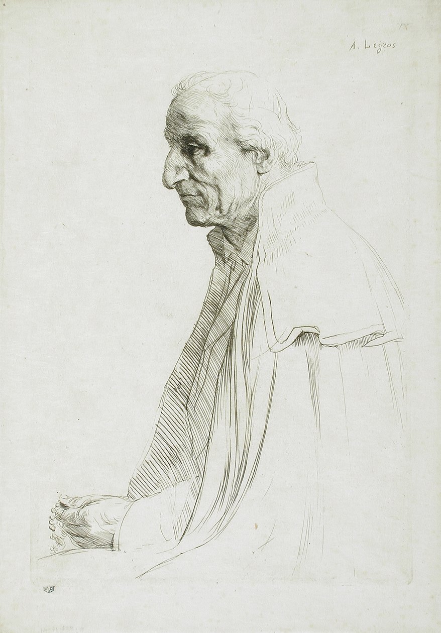 Ein alter Spanier von Alphonse Legros