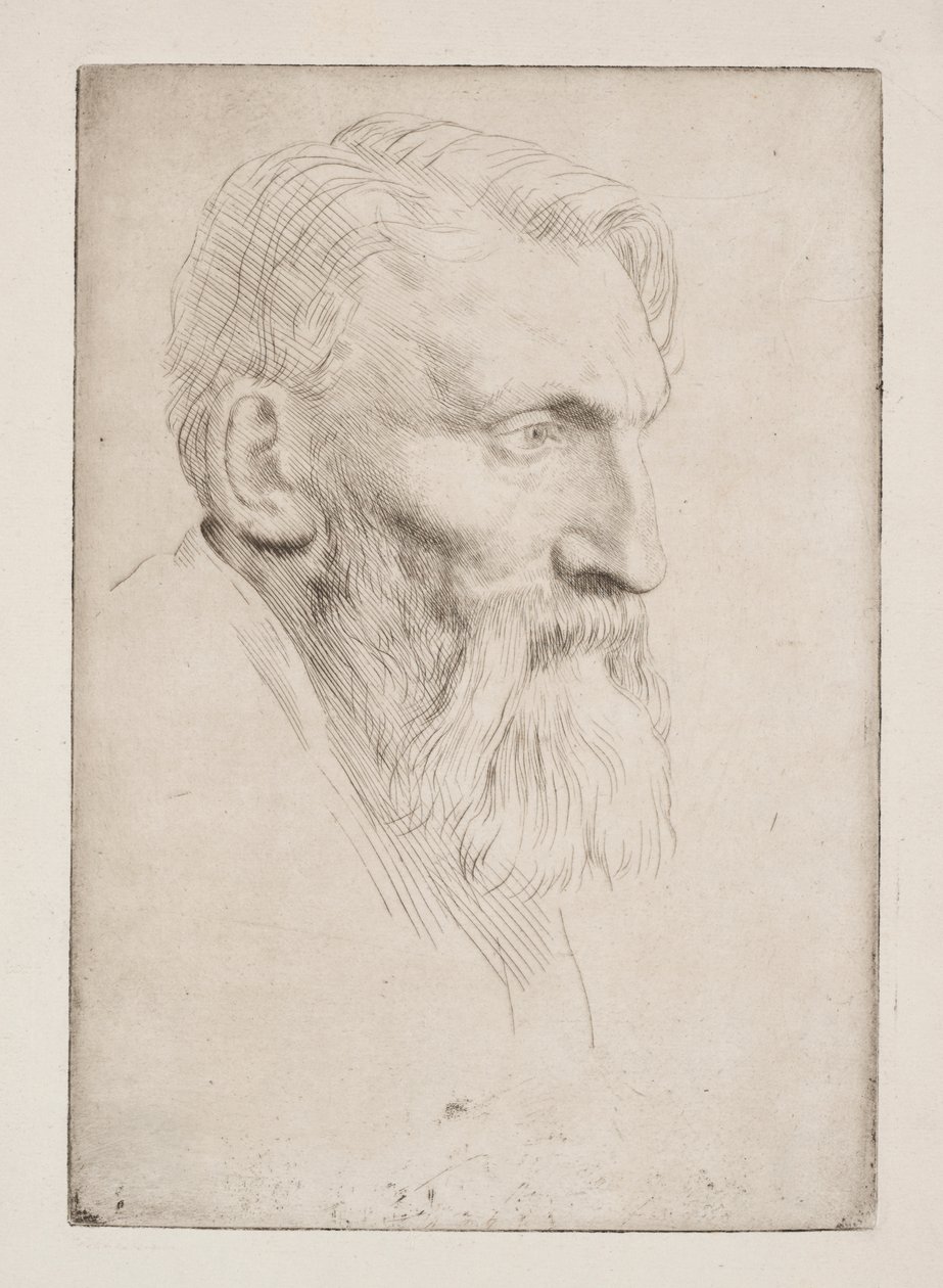 Auguste Rodin von Alphonse Legros