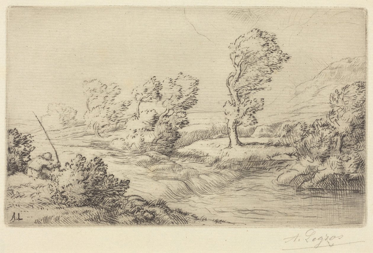 Ufer der Marne von Alphonse Legros