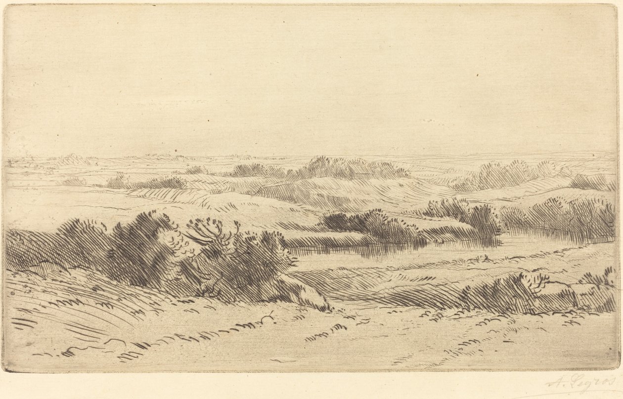 Ufer der Yanne Les bords de la Yanne von Alphonse Legros