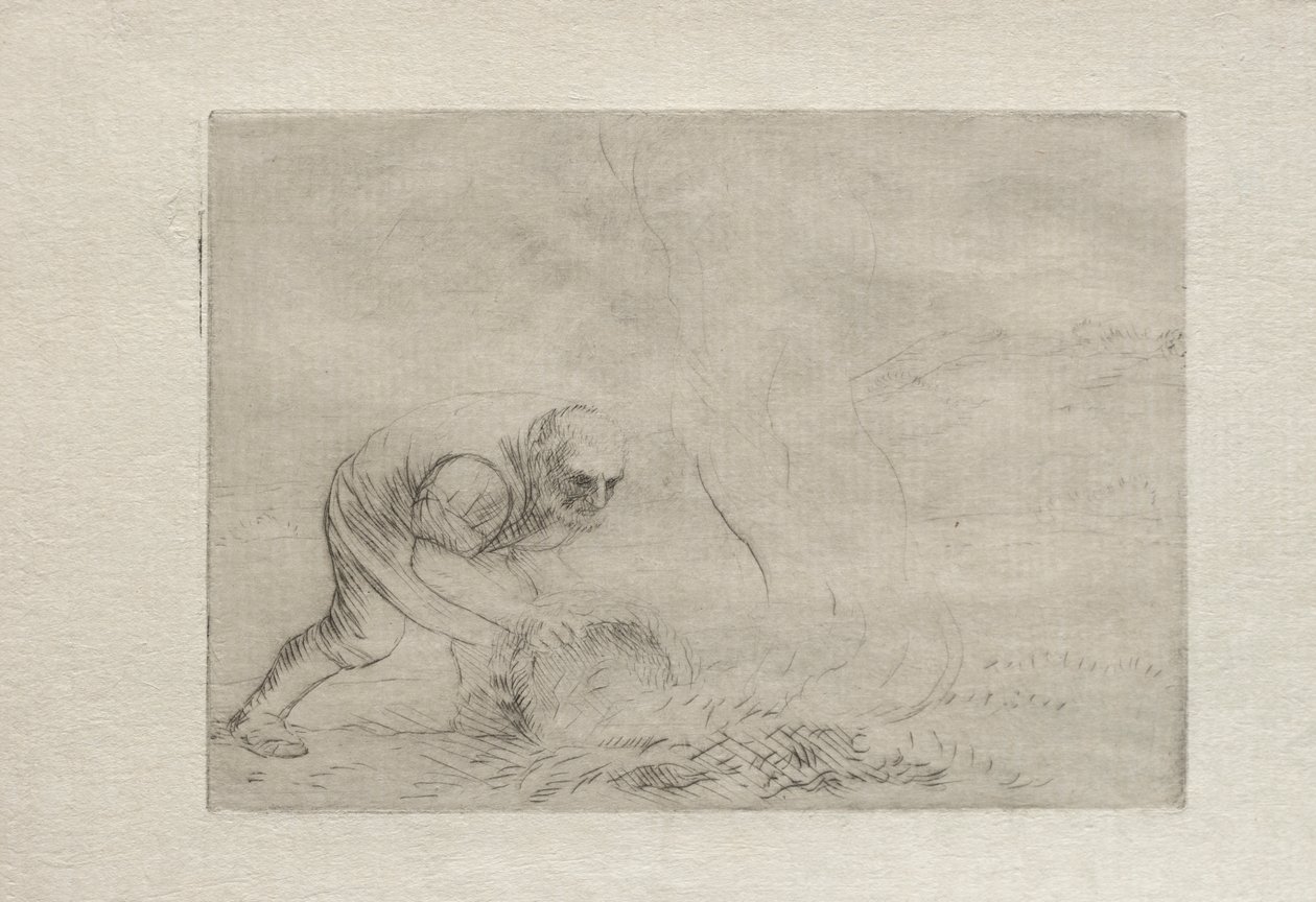 Das Gras brennen von Alphonse Legros