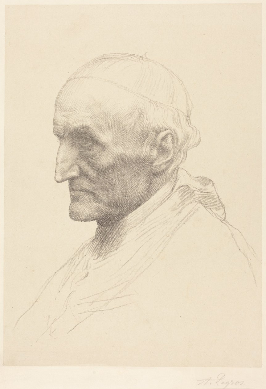 Kardinal Manning, 2. Platte von Alphonse Legros