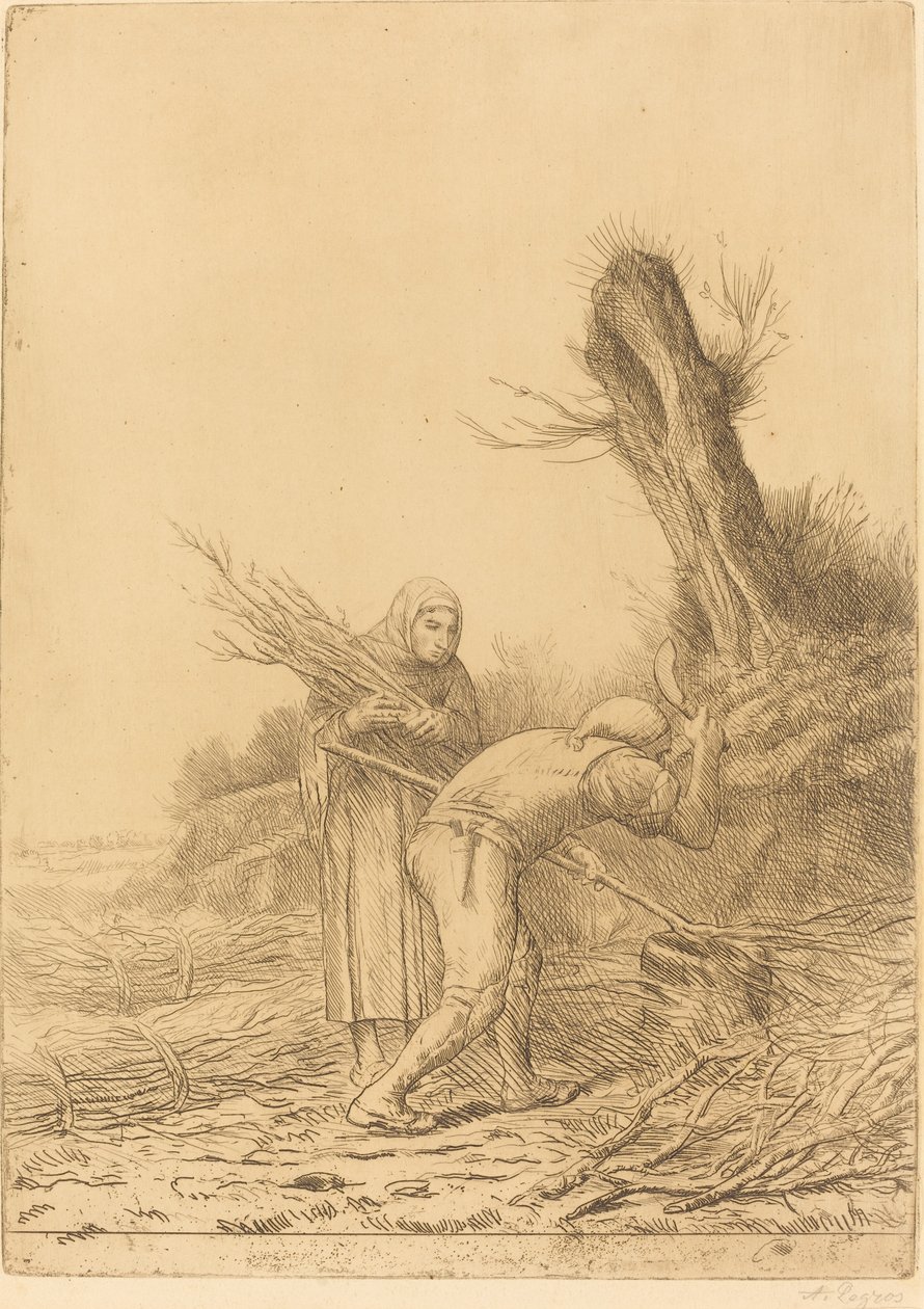 Fagotmacher von Alphonse Legros