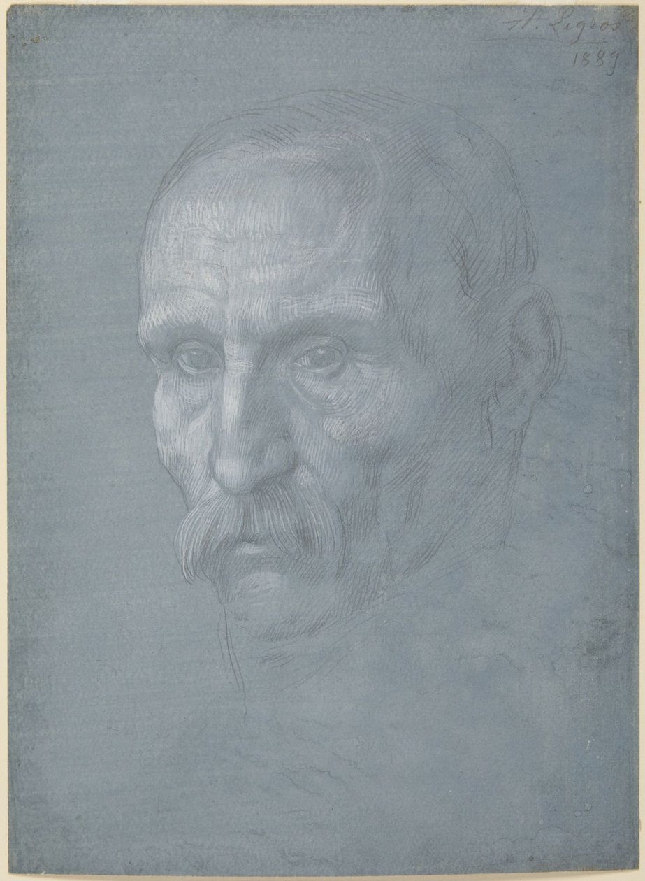 Kopf eines Mannes von Alphonse Legros