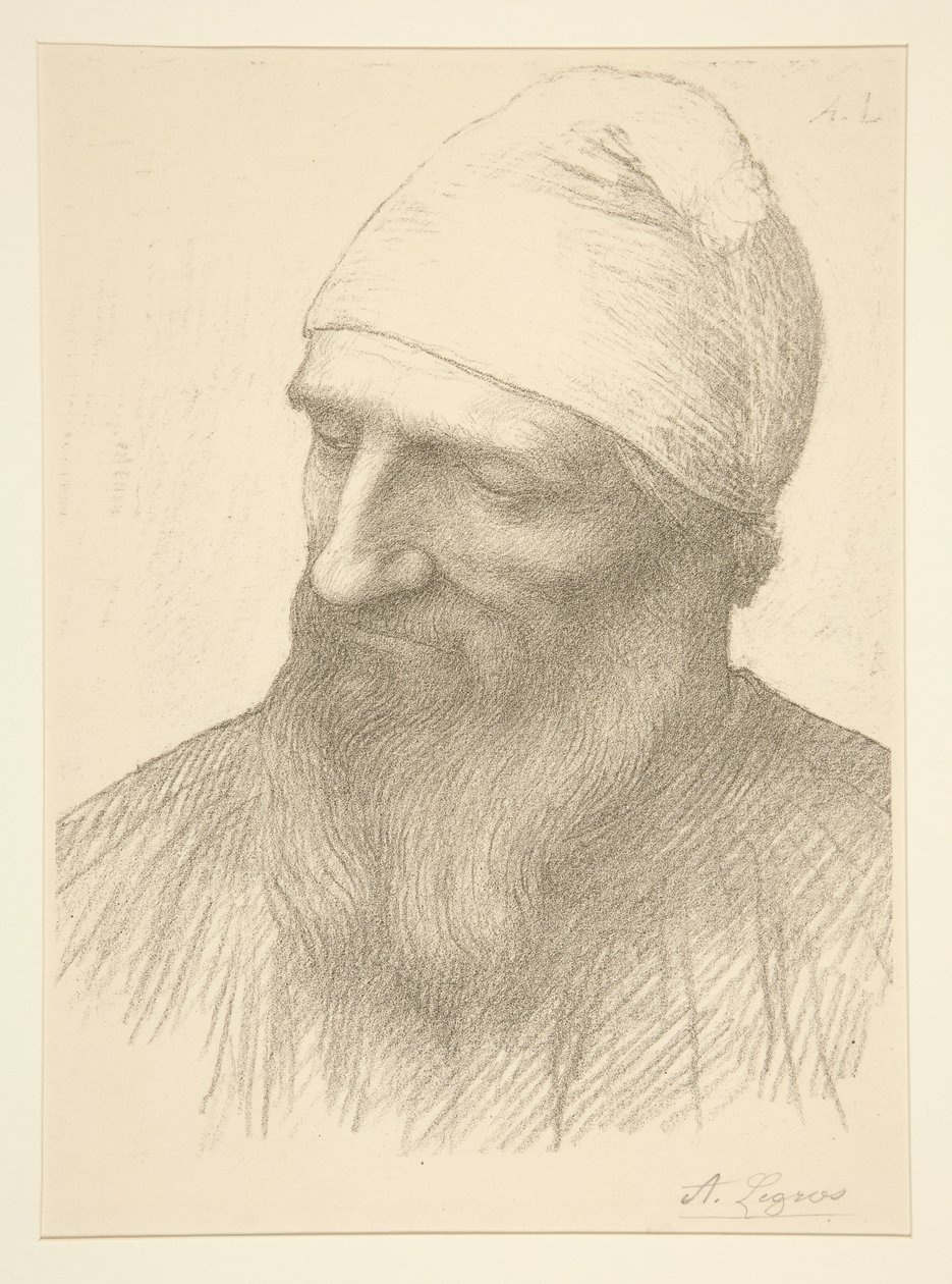 Kopf eines Mannes von Alphonse Legros
