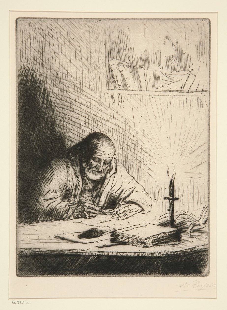 Der Archäologe von Alphonse Legros