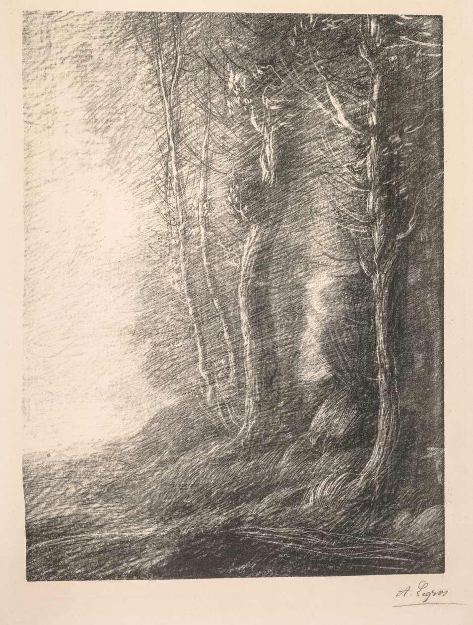 Landschaft von Alphonse Legros