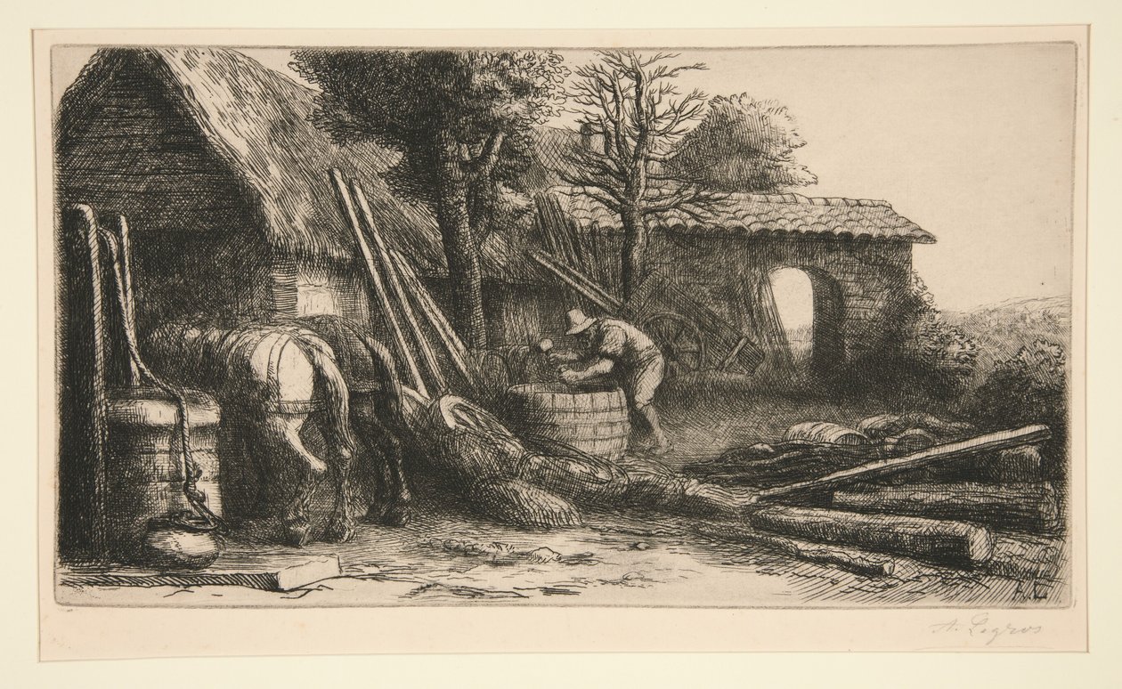 Der Küfer von Alphonse Legros