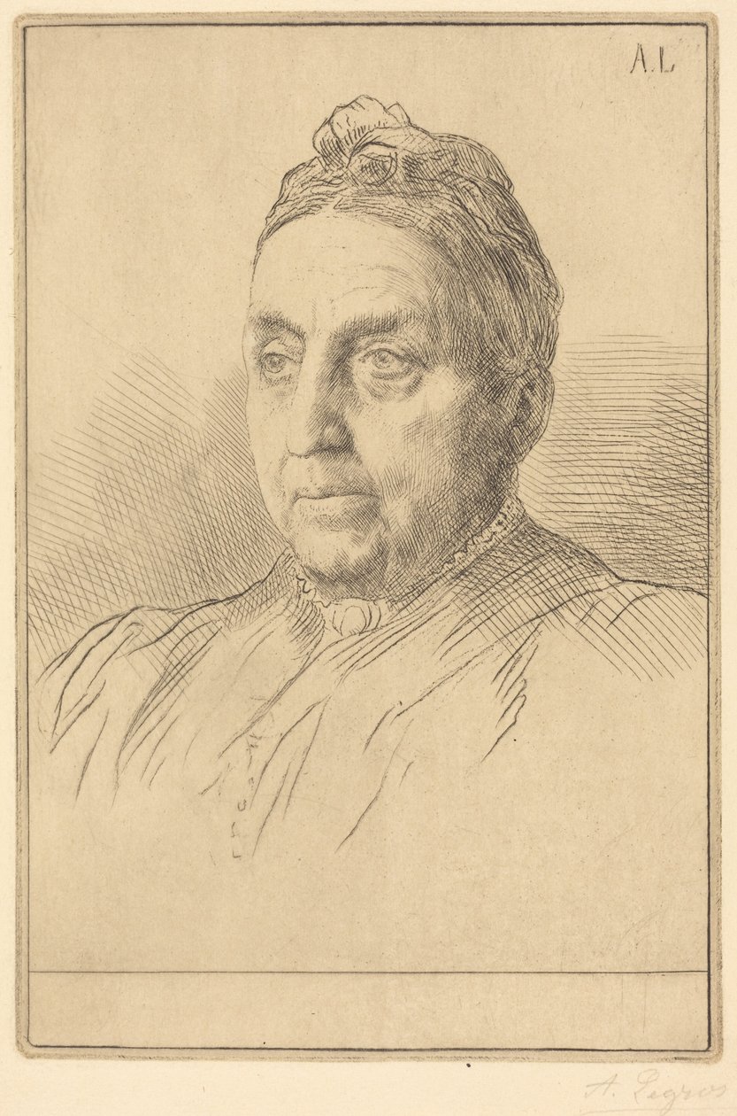 Mme. Kemp, 4. Platte von Alphonse Legros