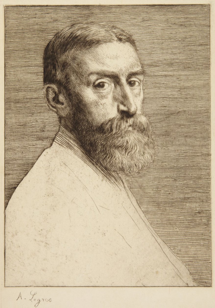 Porträt von Sir Edward Poynter von Alphonse Legros