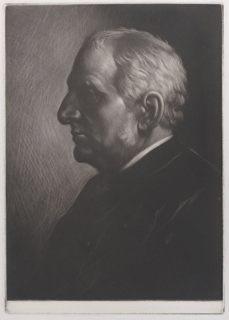 Porträt von Sir Francis Seymour Haden, 1881 von Alphonse Legros