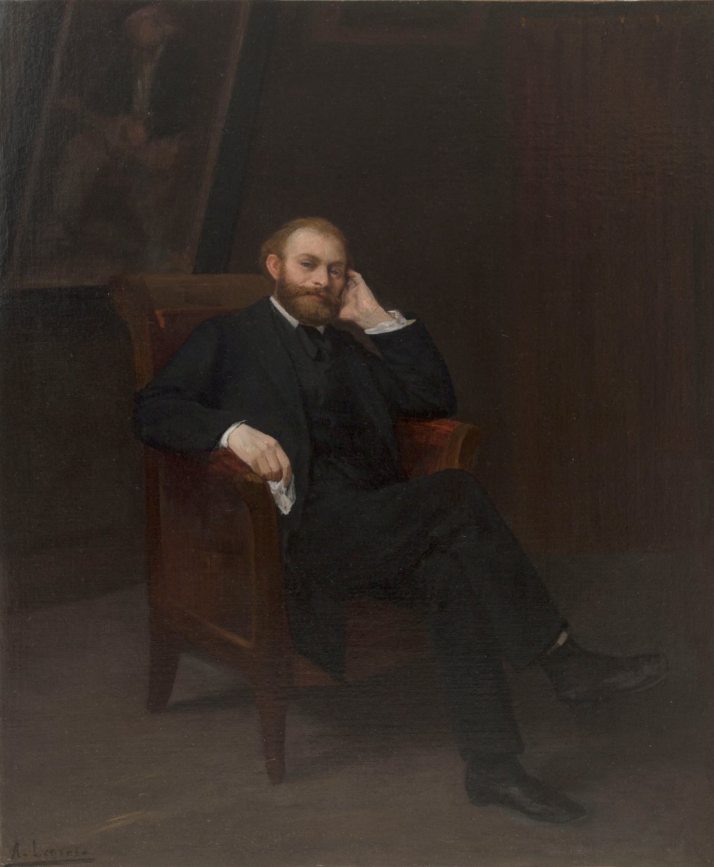 Porträt des Künstlers Édouard Manet 1832-1883, 1863 von Alphonse Legros