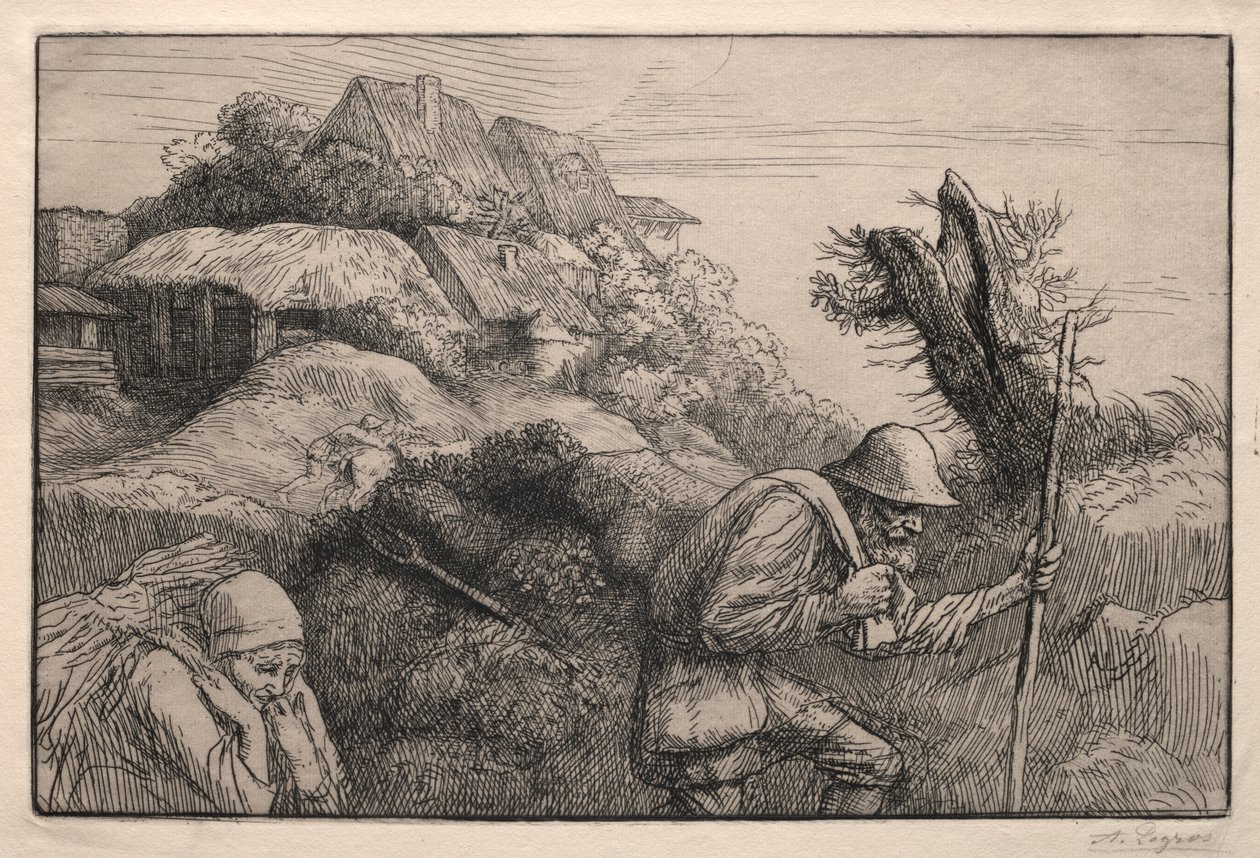 Rückkehr aus dem Wald von Alphonse Legros