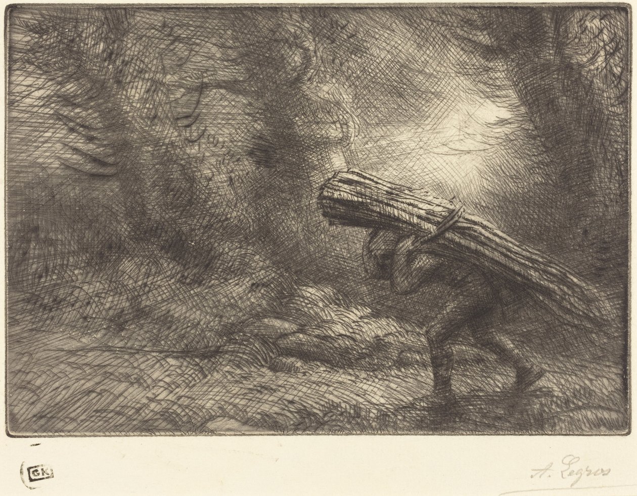 Rückkehr zur Hütte von Alphonse Legros