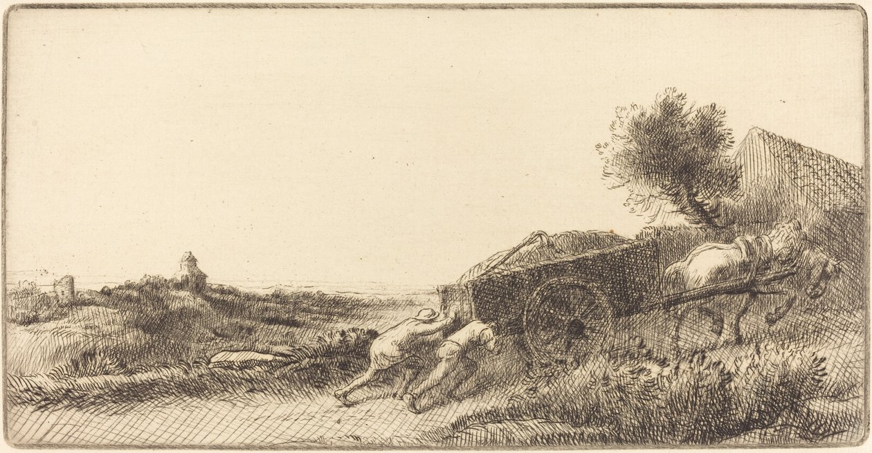 Rückkehr mit dem Heu von Alphonse Legros