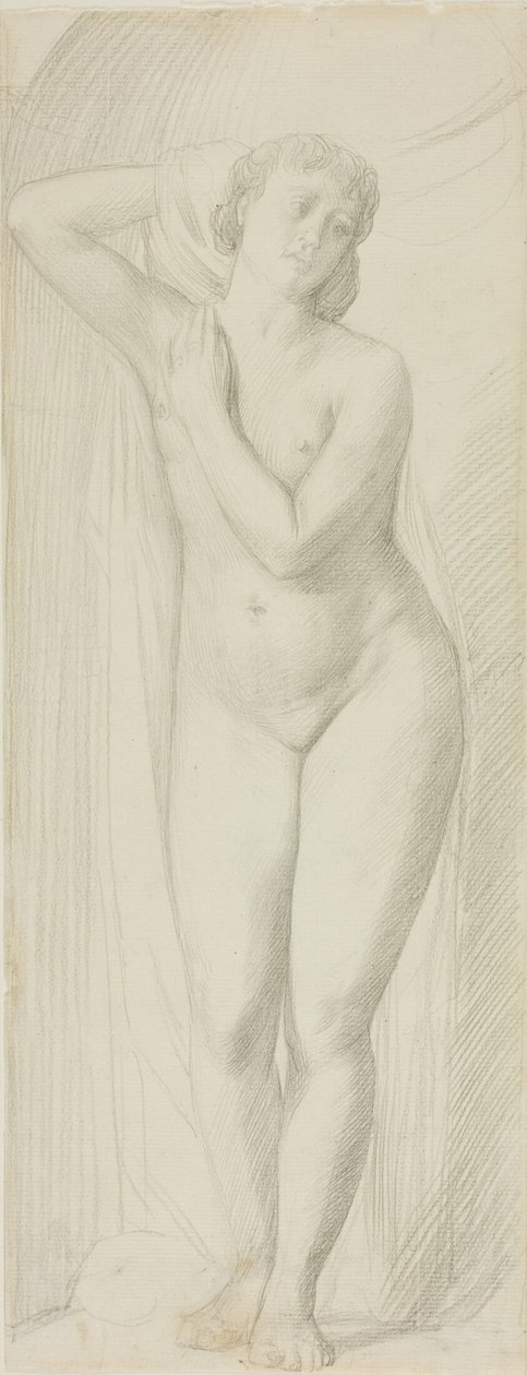 Stehender weiblicher Akt von Alphonse Legros