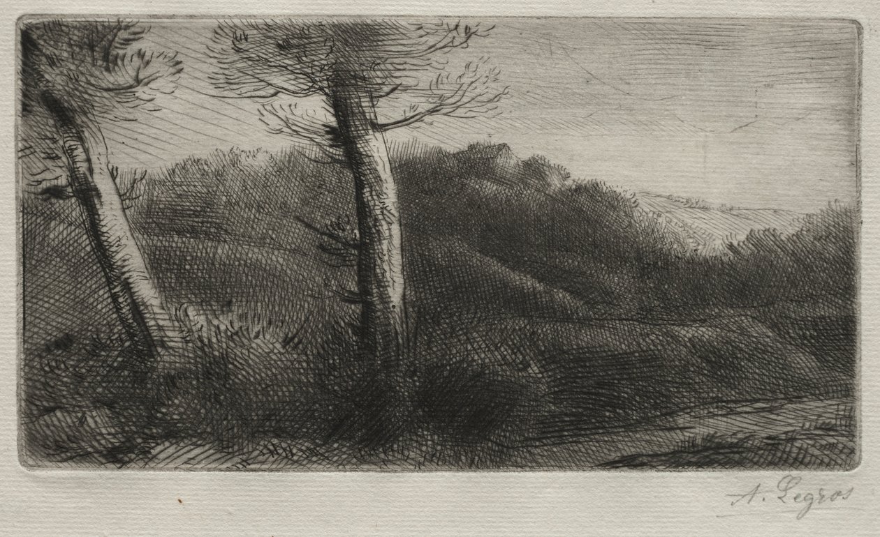 Sonnenuntergang von Alphonse Legros