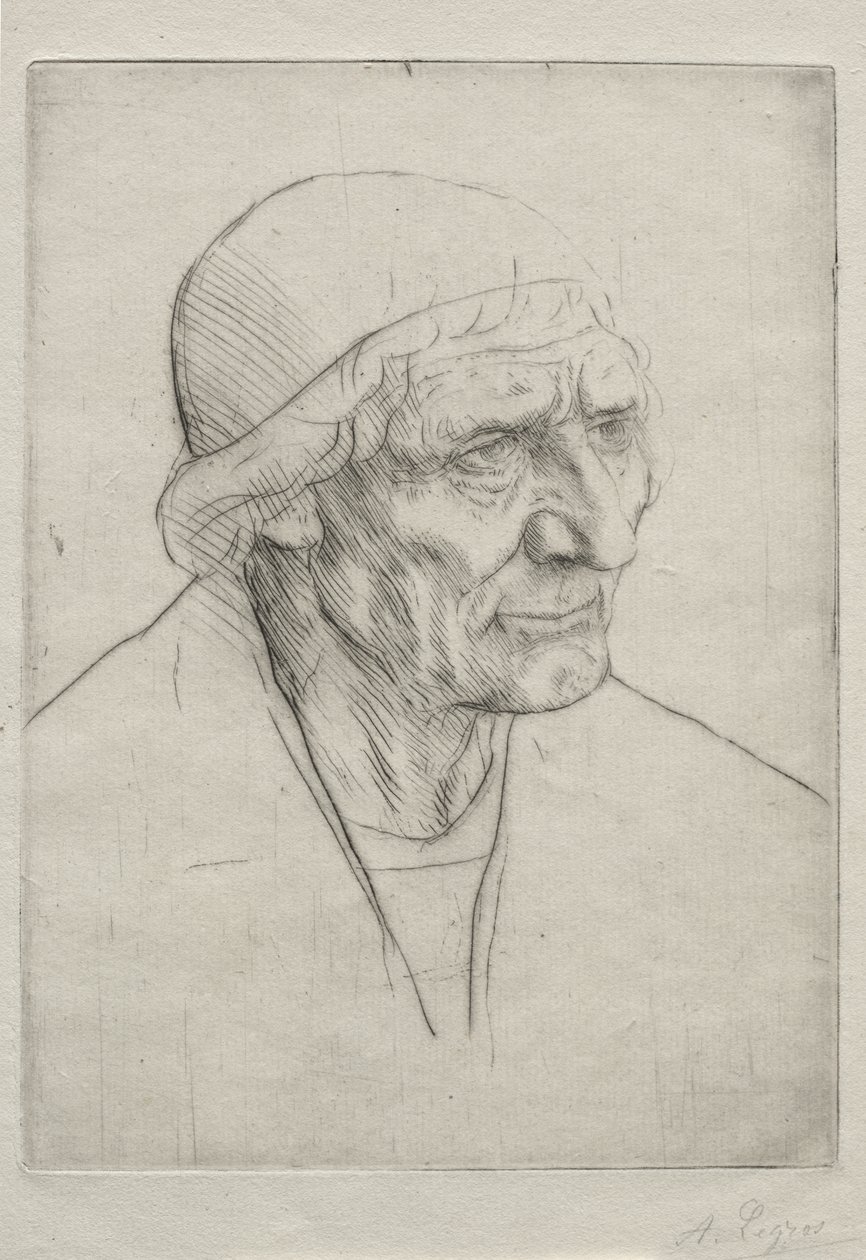 Segnender Kopf von Alphonse Legros
