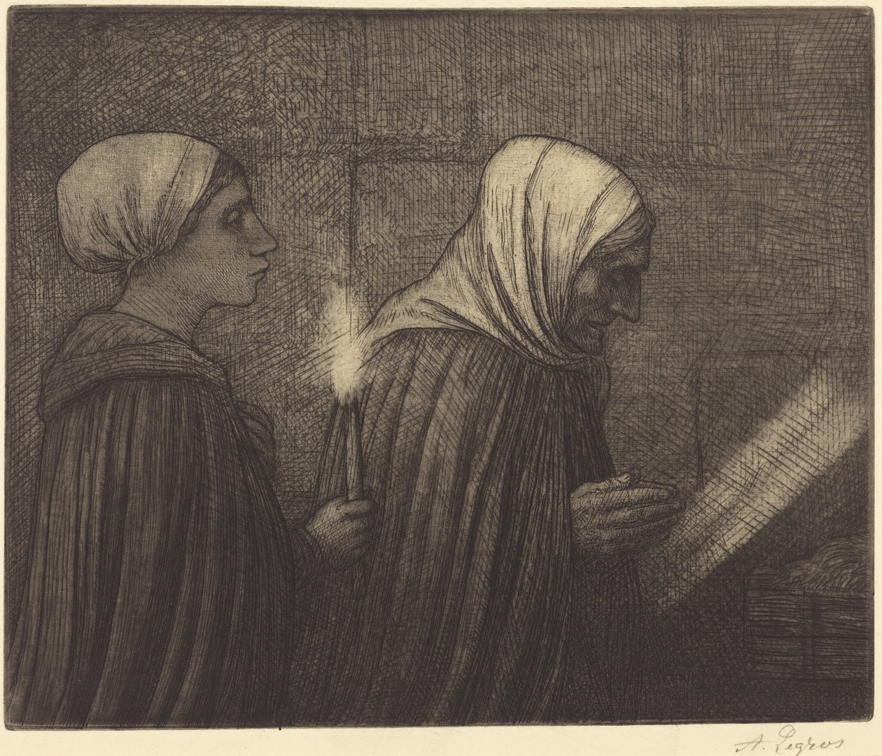 Die Krippe von Alphonse Legros