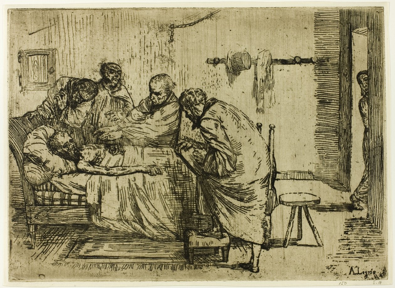 Die Wahrheit im Fall von Mr. Waldemar von Alphonse Legros