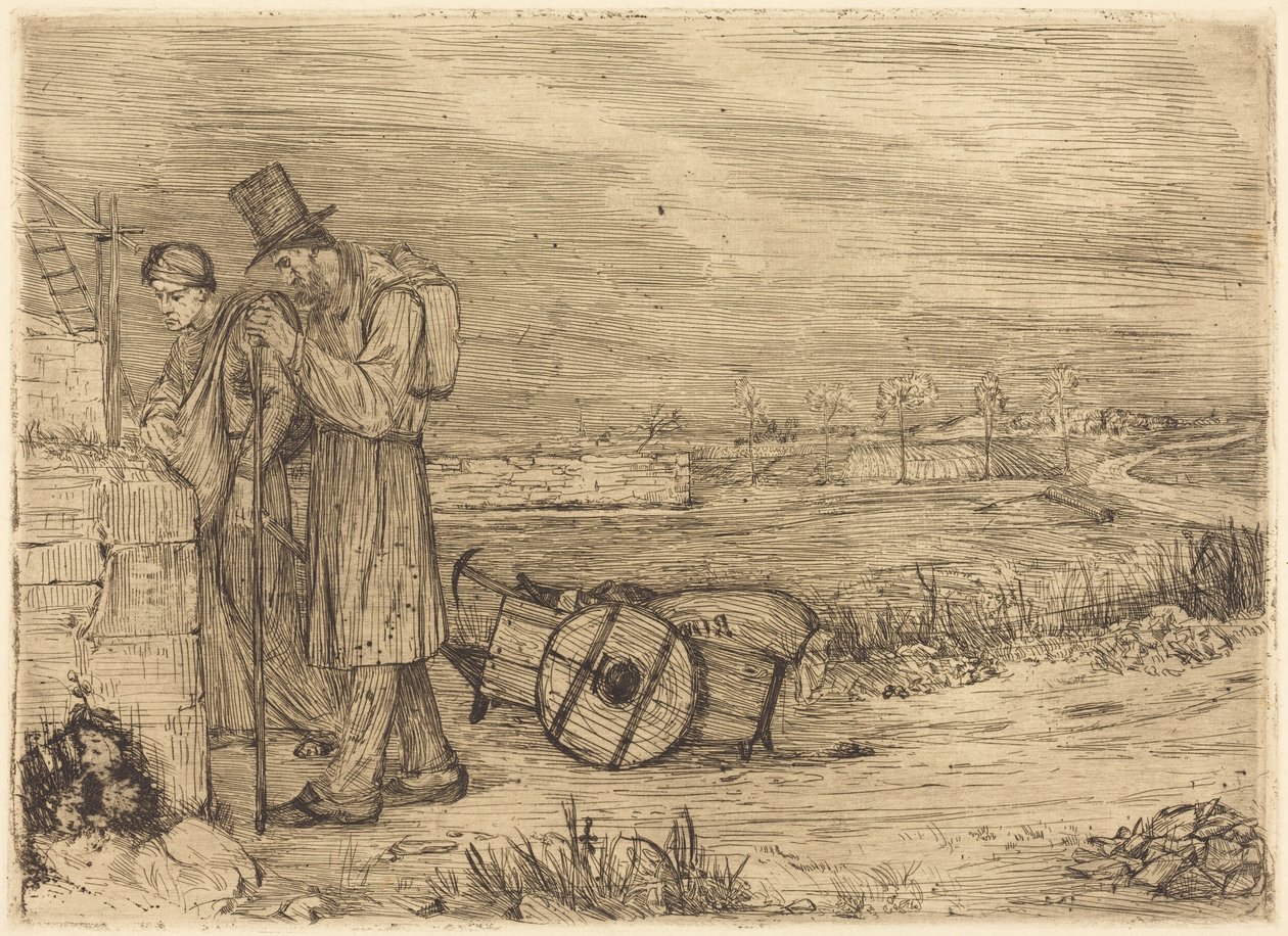 Vagabunden von Montrouge von Alphonse Legros