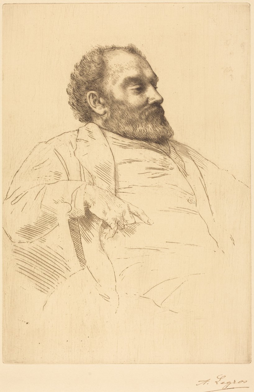 Val Prinsep, R.A. von Alphonse Legros
