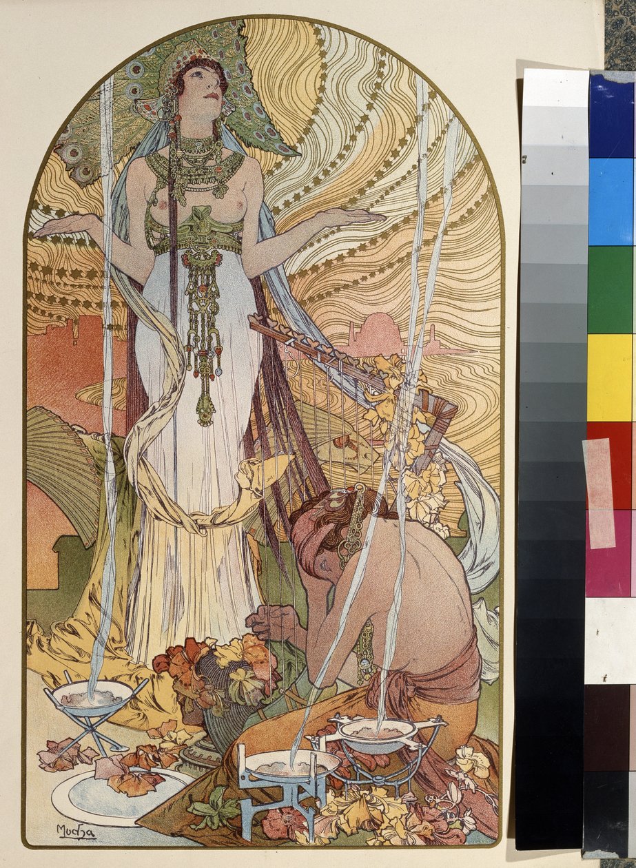 Illustration von Salambo von Gustave Flaubert von Alphonse Marie Mucha