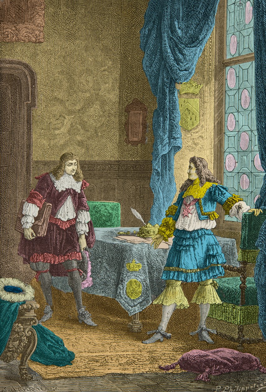 Ludwig XIV. entlässt Nicolas Fouquet von Alphonse Marie de Neuville