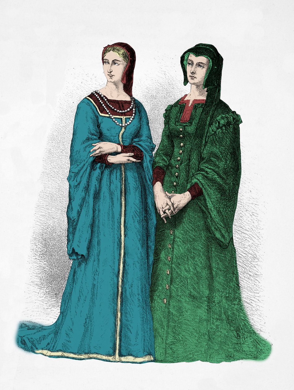 Porträt von Louise de Savoie und Marguerite de Valois von Alphonse Marie de Neuville